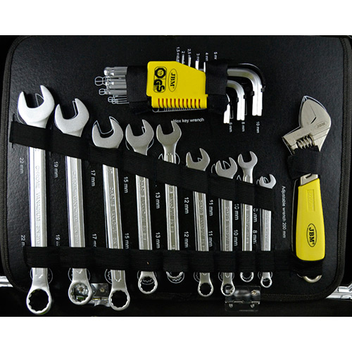 JBM Caja de herramientas aluminio 159 piezas 53159