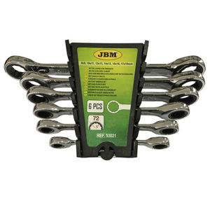 JBM Set de 6 llaves con trinquete – 53021