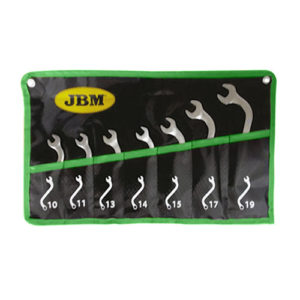 JBM Set de 7 llaves combinadas en forma de «s» – 50563
