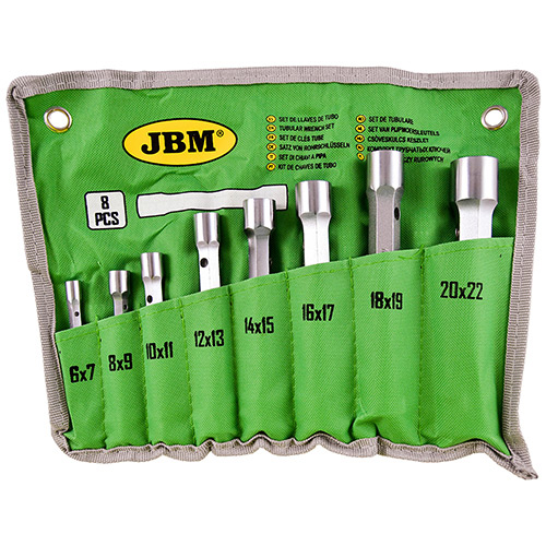 JBM Set de 8 llaves de tubo 53420